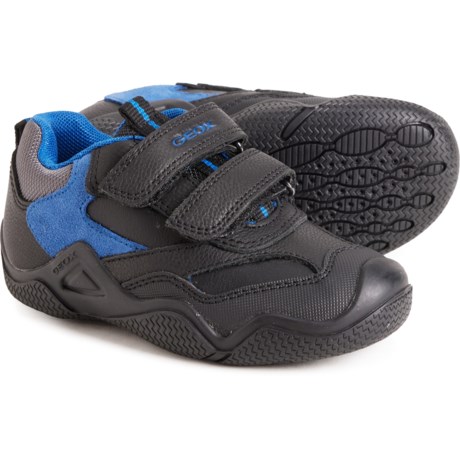 Geox Boys Wader Shoes - Leather in Black/Royal