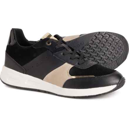 Geox D Bulmya Sneakers - Suede (For Women) in Black