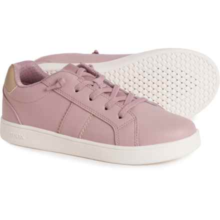 Geox Girls Eclyper Sneakers in Antique Rose/Platinu