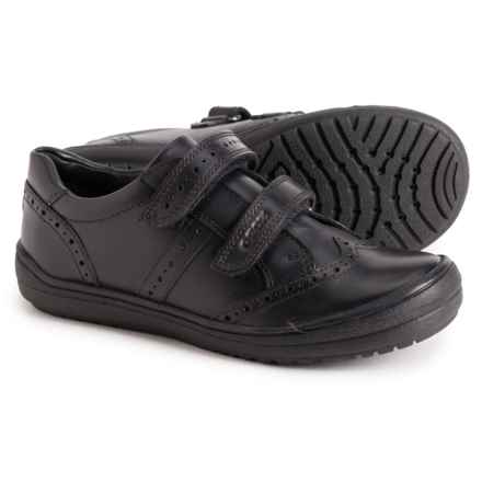Geox Girls Hadriel Shoes - Leather in Black