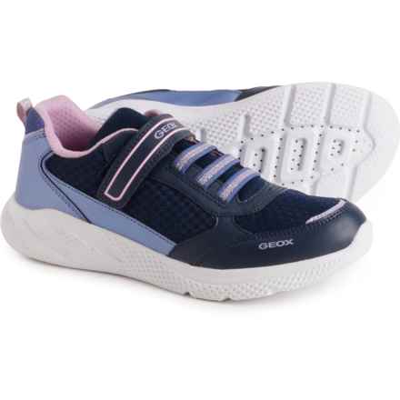 Geox Girls Jr. Sprintye Sneakers in Navy/Lilac