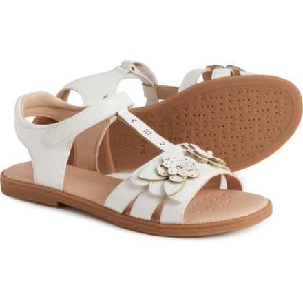 Geox Girls Karly Sandals in White