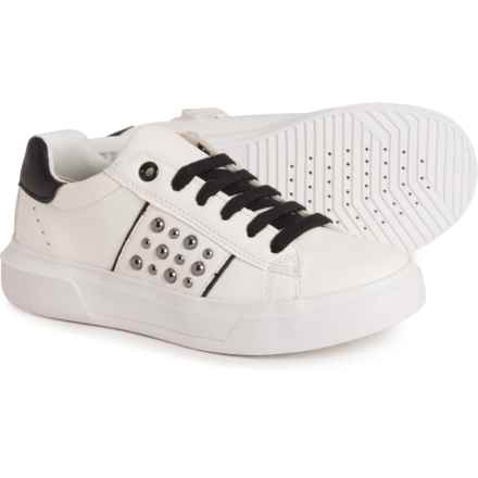 Geox Girls Nettuno Sneakers in White/Black