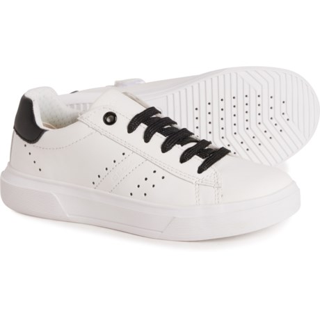 Geox Girls Nettuno Sneakers in White/Black