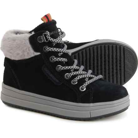 Geox Girls Rebecca Ankle Boots - Waterproof, Suede in Black