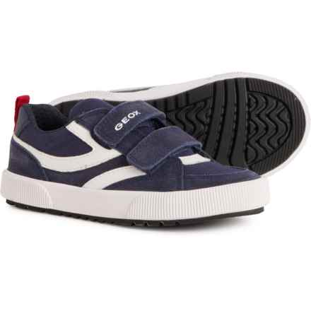 Geox Little and Big Boys and Girls Alphabeet Sneakers in Navy/White