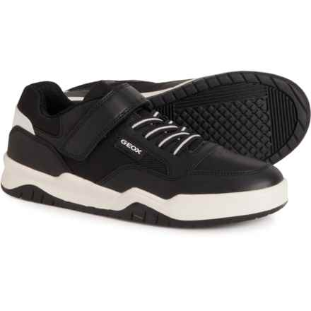 Geox Little and Big Boys and Girls Perth Sneakers in Black/White