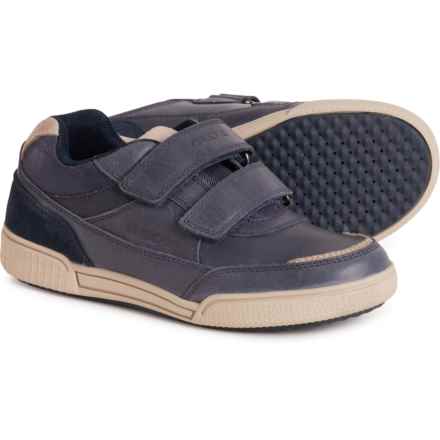 Geox Little and Big Boys and Girls Poseido Sneakers - Leather in Navy/Grey