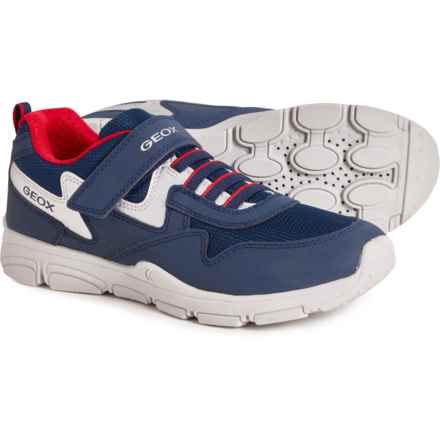 Geox Little and Big Boys and Girls Torque Sneakers in Navy/Red