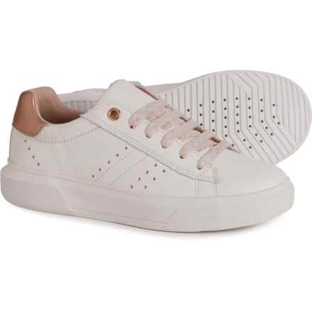 Geox Little and Big Girls Nettuno Sneakers - Leather in White