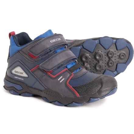 Geox Little Boys and Girls Buller B.B Amphibiox® Shoes -Waterproof in Navy/Dk Red