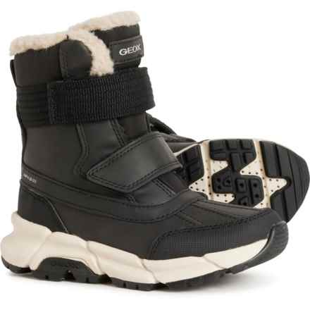 Geox Little Boys and Girls Flexyper Winter Boots - Waterproof in Black