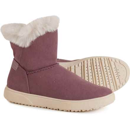 Geox Little Boys and Girls Theleven Shearling Boots in Rose Smoke