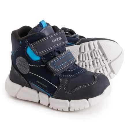 Geox Little Boys Flexyper ABX Winter Boots - Waterproof, Insulated in Navy/Sky