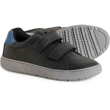 Geox Little Boys Theleven Shoes - Leather in Black/Avio