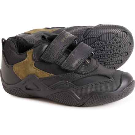 Geox Little Boys Wader Shoes - Leather in Black/Military