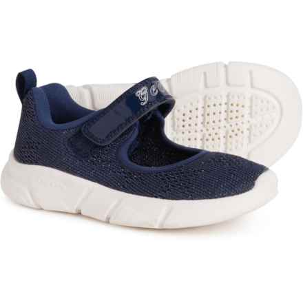 Geox Little Girls Aril Mary Jane Shoes in Lt Navy