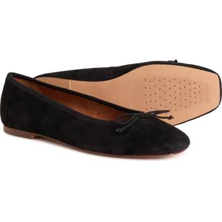 Geox Marsilea Ballerina Flats - Suede (For Women) in Black