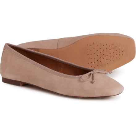 Geox Marsilea Ballerina Flats - Suede (For Women) in Nude