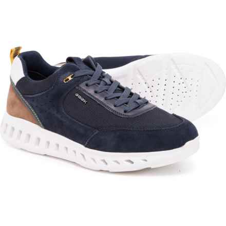 Geox Outstream Sneakers - Leather (For Men) in Navy