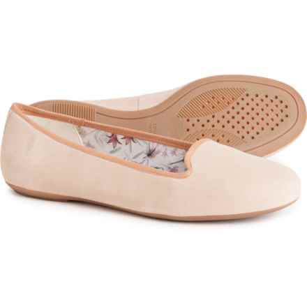 Geox Palmaria Flat Shoes - Suede (For Women) in Lt Taupe/Dk Skin