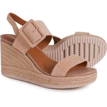 Geox Ponza Wedge Sandals - Suede (For Women) in Nude