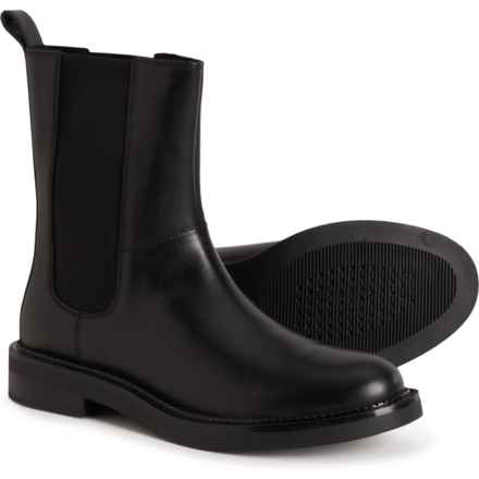 Geox Serilda Chelsea Boots - Leather (For Women) in Black