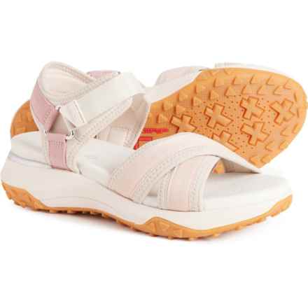 Geox Sorapis Flat Sandals (For Women) in Lt Sand/Lt Rose