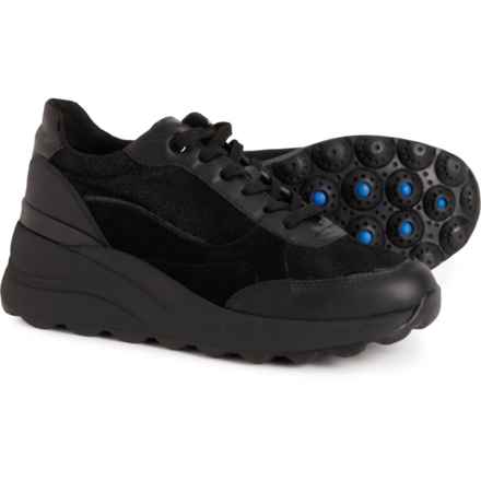 Geox Spherica EC13 Sneakers - Suede (For Women) in Black