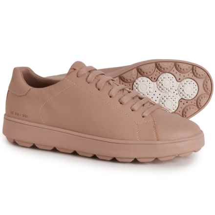 Geox Spherica Ecub-1 Sneakers - Leather (For Women) in Dk Skin