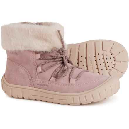 Geox Toddler Girls Omar Winter Boots - Waterproof, Suede in Old Rose