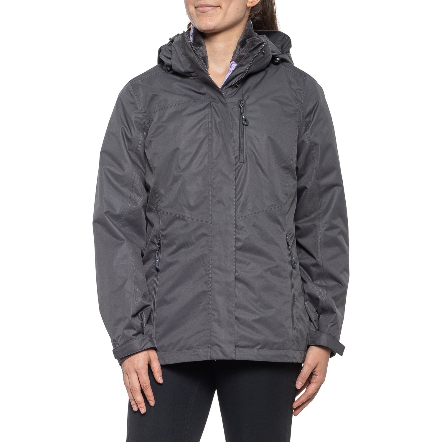 long padded winter jacket