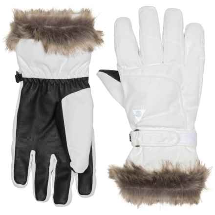 Gerry Buttermilk Heavyweight Thinsulate® Ski Gloves  - Insulated, Touchscreen Compatible in White