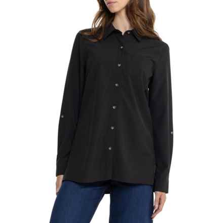 Gerry Concord Breezy Sun Protection Button-Up Shirt - UPF 50+, Long Sleeve in Black