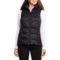 Gerry Cypress Tech Stretch Quilted Hooded Puffer Vest - Insulated in Black