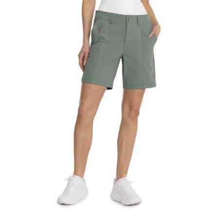 Gerry East Fork Mountain Stretch Ripstop Shorts - UPF 50+ in Agave