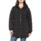 Gerry Halfmoon Stretch Active Hooded Puffer Jacket - Insulated in Black