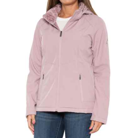 Gerry Lilly Core Soft Shell Hooded Jacket in Iris Fog