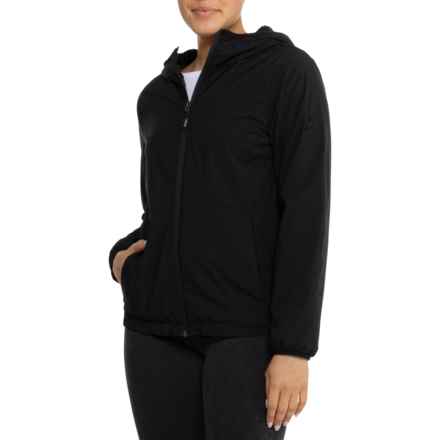 Gerry Lined Hooded Rain Jacket in Black