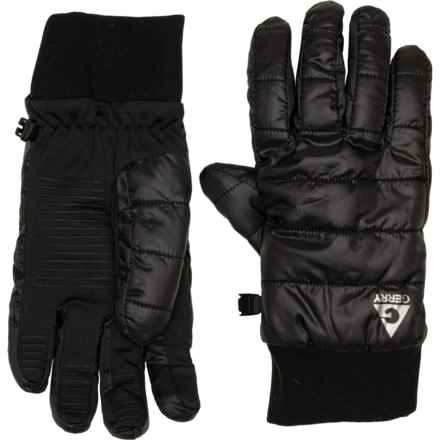 Gerry Morgan Quilted Gloves - Insulated, Touchscreen Compatible in Black