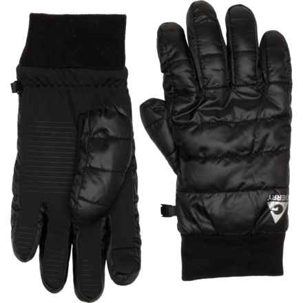 Gerry Morgan Thinsulate® Quilted Gloves - Insulated, Touchscreen Compatible in Black