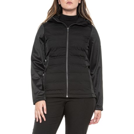 Gerry Mystic Hybrid Short Mixed Media Jacket - Insulated in Black