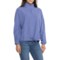 Gerry Niles Breezy Sun Protection Shirt - UPF 50+, Zip Neck, Long Sleeve in Echo Blue