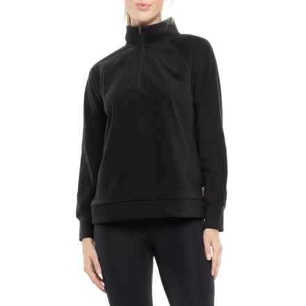 Gerry Northstar Microfleece Shirt - Zip Neck, Long Sleeve in Black
