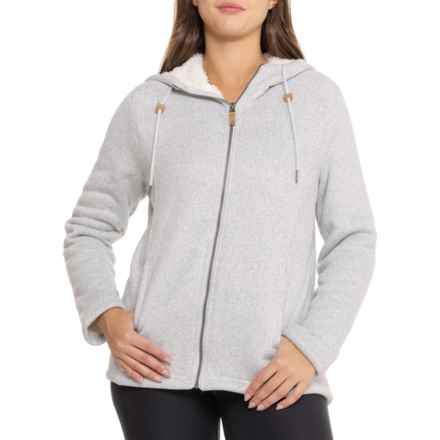 Gerry Paria Sweater Fleece Full-Zip Hoodie in Metal