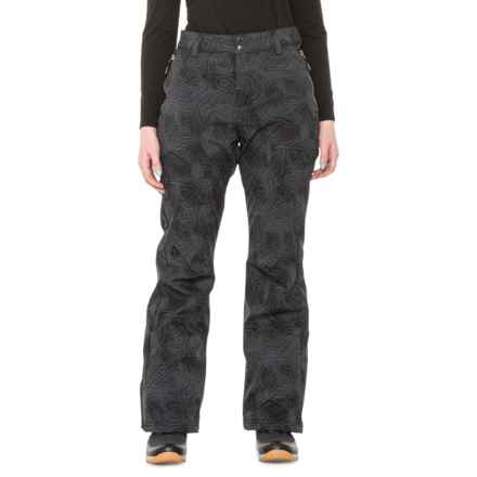 Gerry Snowflake 4-Way Stretch Soft Shell Snow Pants in Black Path