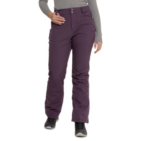 Gerry Snowflake Stretch Soft Shell Ski Pants in Blackberry