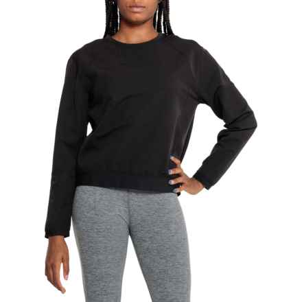 Gerry Telluride Woven Textured Sweatshirt in Black