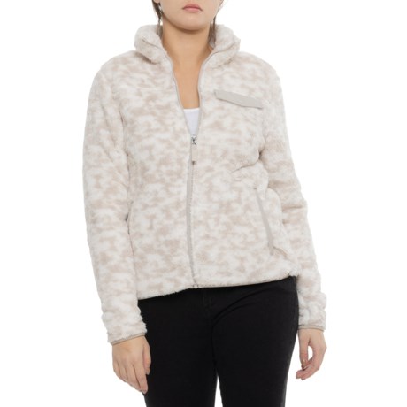 Gerry Terra Printed High-Pile Fleece Jacket - Full Zip - Save 37%