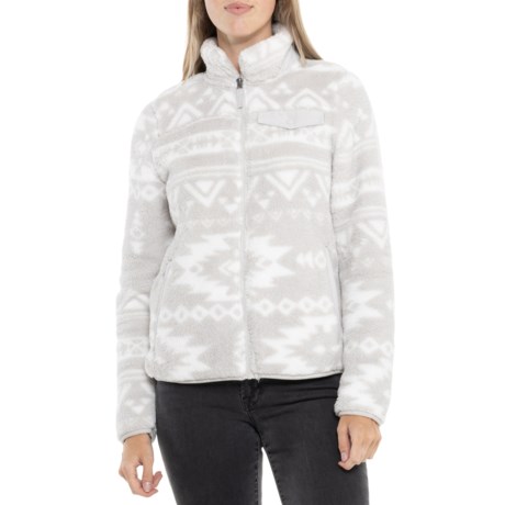 (取寄) ジェリー テラ プリンテッド ハイ-パイル フリース ジャケット - フル ジップ Gerry Terra Printed High-Pile Fleece Jacket - Full Zip  Geyser Westward Gerry Terra Printed High-Pile Fleece Jacket - Full Zip - Save 37%